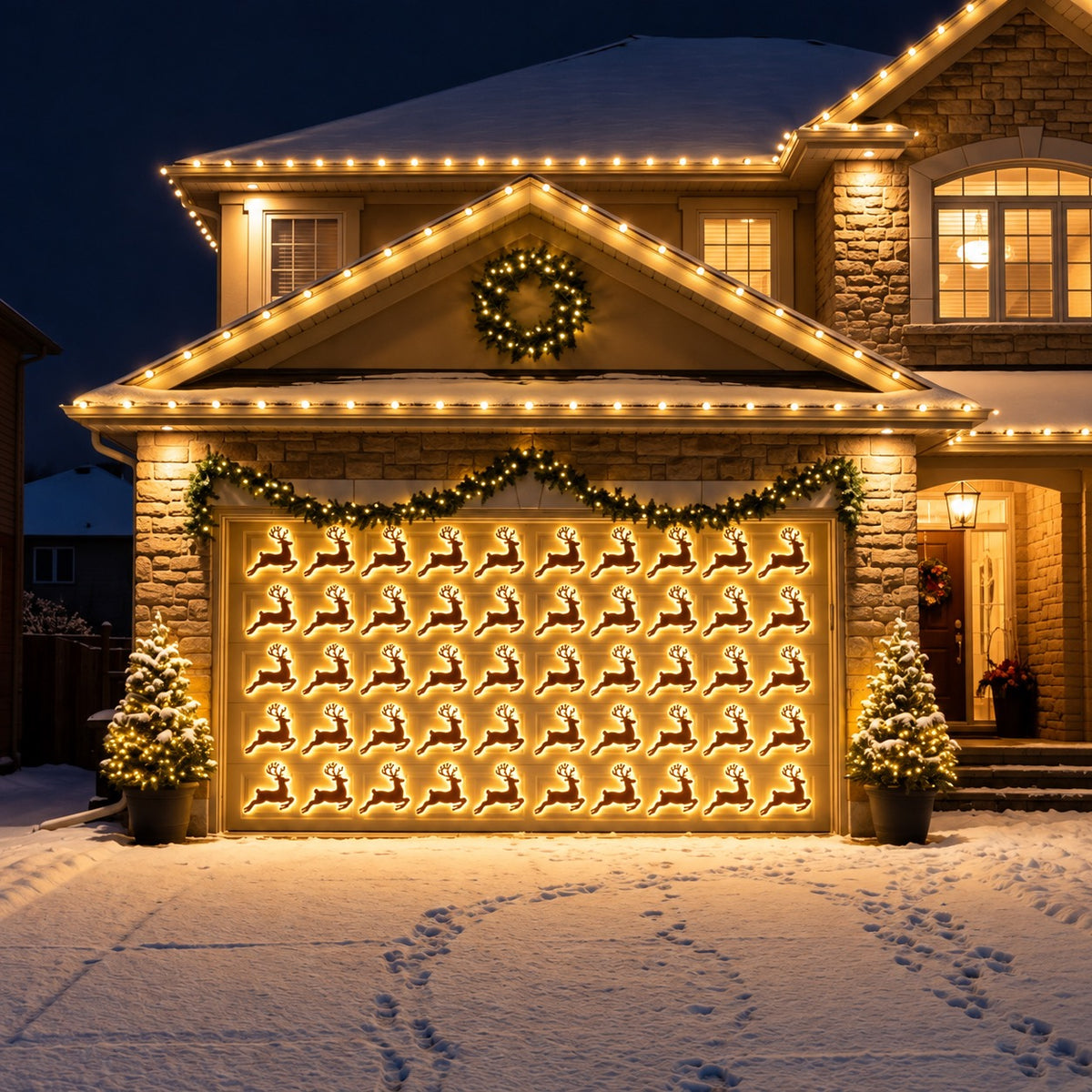 Tannenglut LED-Rentier